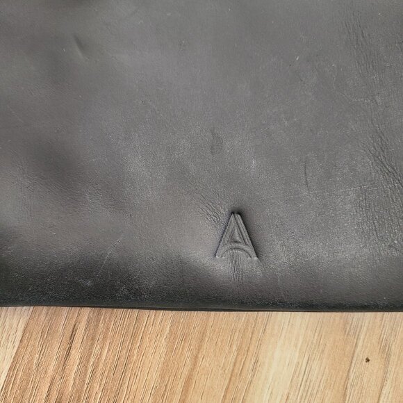 NWT Able Leather Rachel Wristlet Clutch Bag Wallet Black - Picture 7 of 8